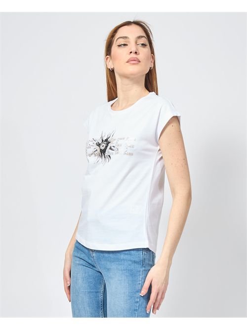 T-shirt ras du cou Yes Zee en coton doux YES ZEE | T212-JX000101